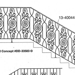 Iron Stair Handrails 33583